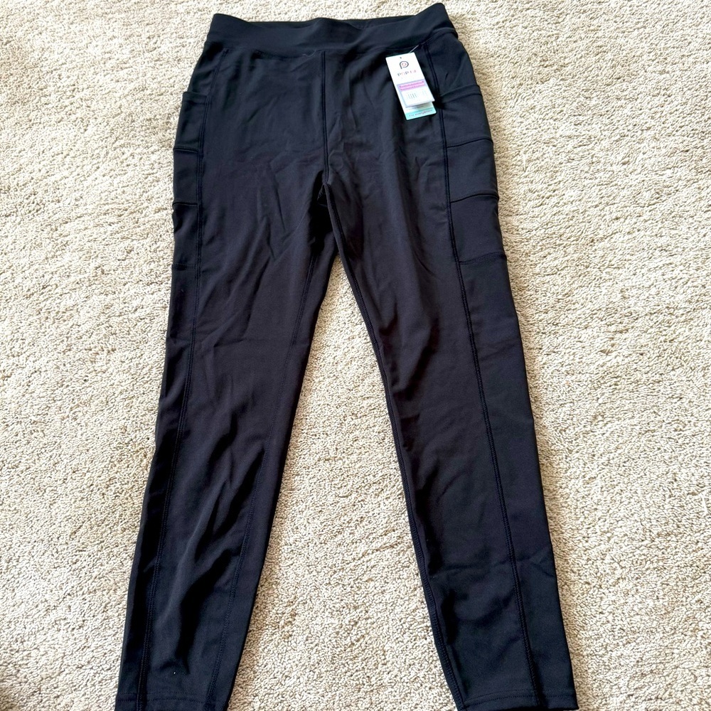 NWT Pop Fit Black Leggings XL